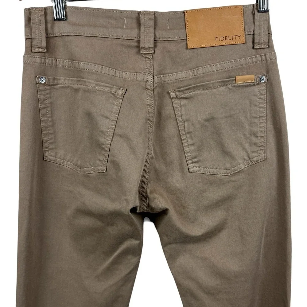 Fidelity Jeans Mens Size 31 x 34 Havana Twill Colors Pants Tan Straight‎ Fit